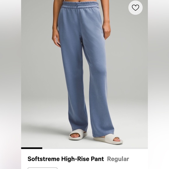 LULULEMON softsreme high rise pants -regular in the color oasis blue - Picture 2 of 8